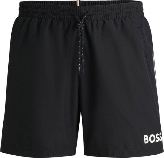 BOSS Starfish Zwemshort Heren - Zwart - Maat M