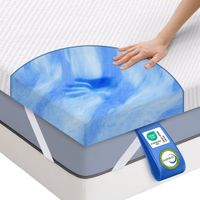 MKS Traagschuim Topdekmatras 180x200 cm – 5cm – Verkoelend, Ademend & Ondersteunend Topper Matras – Anti-allergie – CertiPUR – Luxe Matrastopper