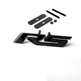 Yoaoo® 1x OEM Zwart RS Embleem Grille Plus Decal Badge 3d Allloy voor Camaro Chevrolet GM Serie Mat Zwart