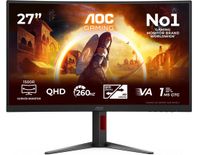 AOC G4 CQ27G4Z2P computer monitor 68,6 cm (27") 2560 x 1440 Pixels Quad HD LCD Zwart, Rood