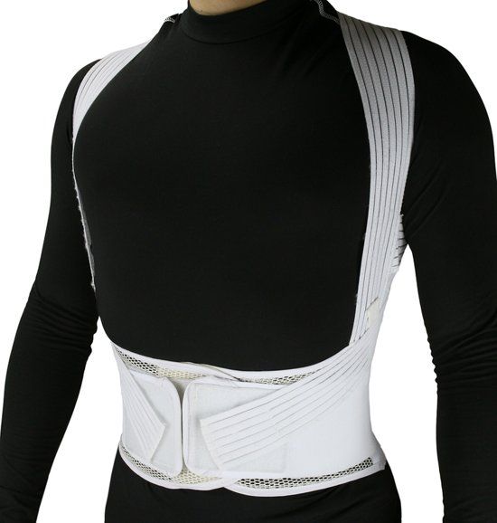 OBBOmed - Schouder Correctiehouder - Orthopedische Brace - XXL - Wit