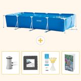 Intex Rechthoekig Frame Zwembad - 450 x 220 x 84 cm - Blauw