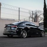 Oneway Achterbumperskirt (Diffuser) compatibel met Audi A3 (8Y) Sedan/Sportback 2020-2024 excl. S-Line/S3/RS3 - Glanzend zwart