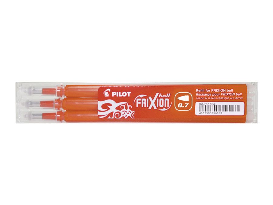 Pilot FriXion Ball/Slim/Clicker - Oranje 0.7 - 3 stuks