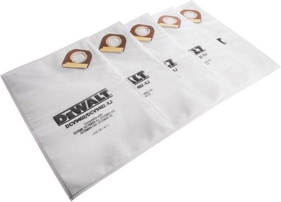 DeWALT DCV9402 Fleece Stofzuigerzak - 5 Stuks - DCV586
