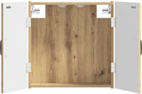 vidaXL Dartbord Kabinet HOORN Artisanaal eiken 52,5 x 10,5 x 53,5 cm