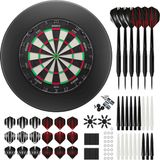 KOTO darts KOTO Black Label + PU Surround + 2 Sets KOTO Dartpijlen - 90-Pieces - Dartset Zwart