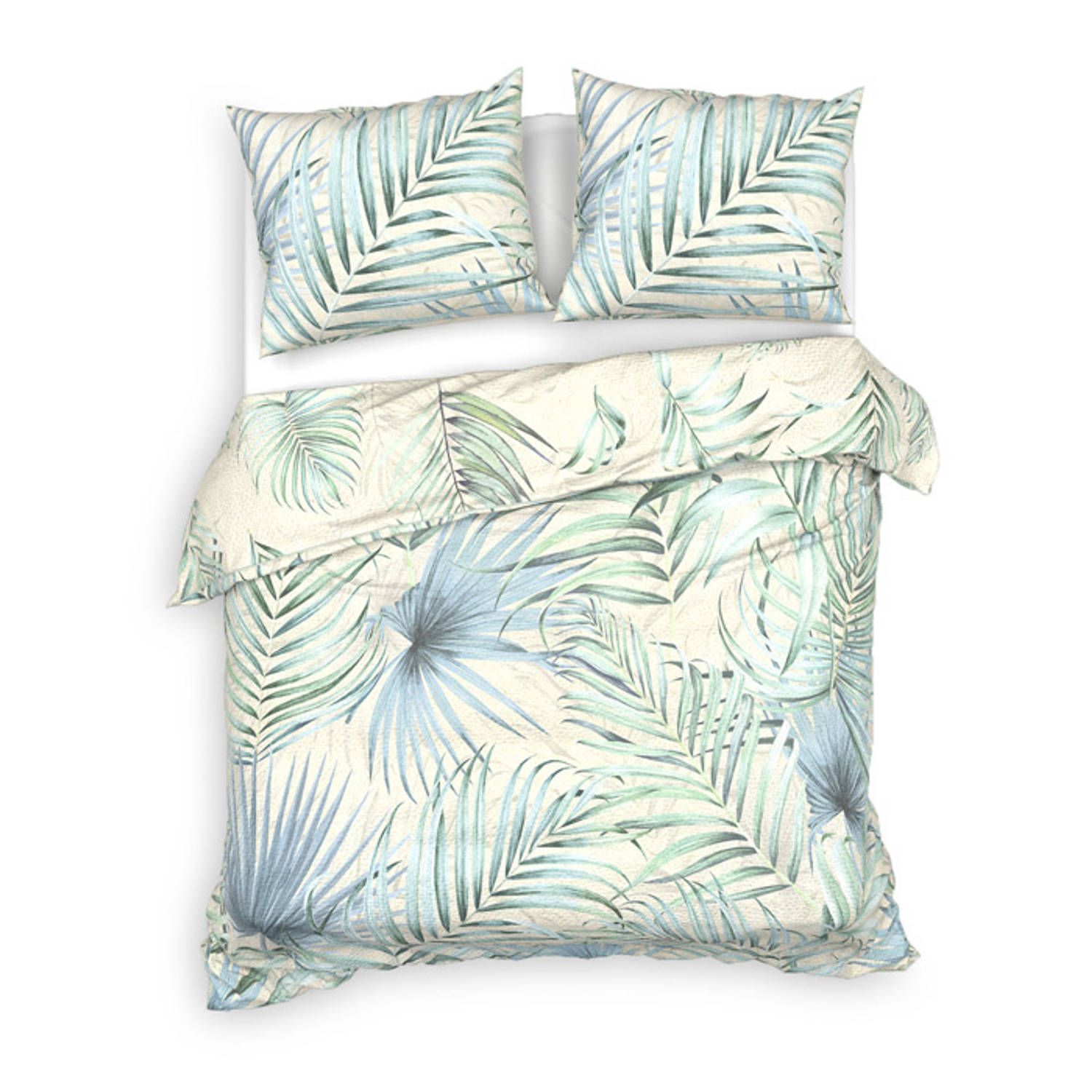 Heckett & Lane dekbedovertrek luna - grijs - 140x200/220 cm - katoen