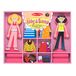 Melissa & Doug Abby and Emma Deluxe Magnetische Houten Dress-Up Dolls Play Set (55 stuks)