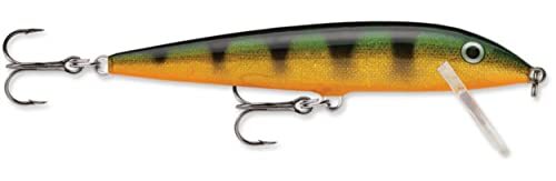 Rapala Rapala Aftellokken met twee nr. 3 haken, 2,1-3 m zwemdiepte, 11 cm formaat, legendarische baars