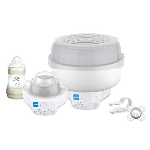 Mam Elektrische en warme sterilisator voor flesjes Express F101, uniseks, wit