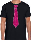 Bellatio Decorations Verkleed shirt heren - Zwart - M