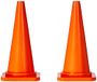 Carson 500907197 Pylon, 56 mm, oranje, 10 stuks