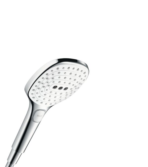 Hansgrohe Raindance Select E Douchekop - Wit, Chroom - 26521400