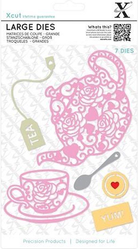 Large Dies (7pcs) - Filigree Tea Time