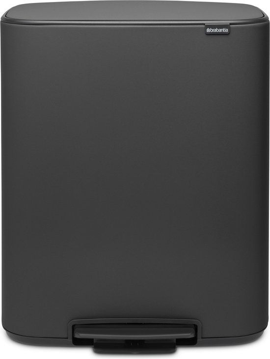 Brabantia Bo Prullenbak - 2 x 30 liter - Mineral Infinite Grey