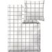 S.OLIVER Parure de lit en satin de coton Mako, 140 x 200 cm (Blanc/gris)