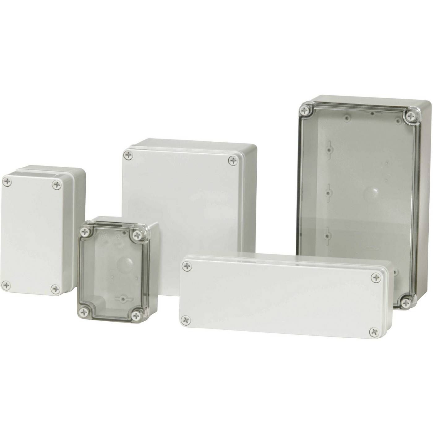 Fibox ABS F 85 G Installatiebehuizing 230 x 80 x 85 ABS Grijs-wit (RAL 7035)
