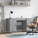 Maison Exclusive - Bureau gris Sonoma 140x50x75 cm Matériau dérivé du bois