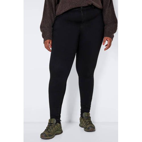 NOISY MAY Curve NMCALLIE High Waist Skinny Fit Jeans - Black