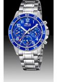Lotus Junior Horloge - Blauw - Unisex - 36 mm - Roestvrij staal