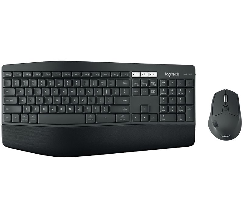 Logitech MK850 Performance Wireless Keyboard and Mouse Combo - QWERTY - English - Black