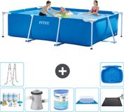 Intex Rechthoekig Frame Zwembad - 300 x 200 x 75 cm - Blauw