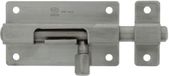 AMIG schuifslot/plaatgrendel - RVS - 5 x 3.7cm - Inox matte afwerking - deur - schutting - hek