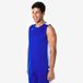 Kipsta Maillot de basketball sans manche homme/femme - TANK 100 bleu