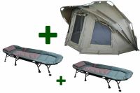 Fort Knox 2.0 Tente 2 personnes + 2 lits de camp 5 Saisons
