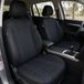 Bremer Sitzbezüge Autostoelhoezen voor Honda CR-V BJ 2006-12 – Stoelhoezen voor bestuurder en passagier in Zwart/Blauw