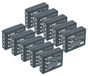 vhbw 10x batterie compatible avec HBC Radiomatic Quadrix, patrol T, Spectrum 1, Spectrum 2, Vector Pro télécommande (2000 mAh, 3,6 V, NiMH)