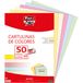 Fixo Paper 00001793 Gekleurd karton, A3, heldere kleuren, 50 stuks, 180 g