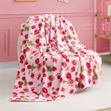 Juicy Couture Berry Happy 127 x 177 cm pluche deken, roze