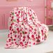 Juicy Couture Berry Happy 127 x 177 cm pluche deken, roze