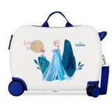 Joumma Disney Nature Is Magical, de ijskoningin II kinderkoffer, wit, 50 x 38 x 20 cm, stijf, 1,8 kg, zijdelingse combinatiesluiting, ABS, 1,8 kg, 38 l, handbagage, Wit, Eén maat, kinderkoffer