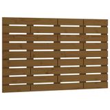 VidaXL Hoofdbord Wandmontage Grenenhout Bruin 96x3x63 cm