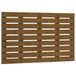 VidaXL Hoofdbord Wandmontage Grenenhout Bruin 96x3x63 cm
