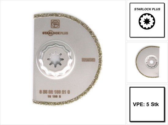 Fein Segmentzaagblad Diamant SLP 90x2,2mm 5 stuks