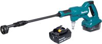 Makita DHW 180 T1 accudrukreiniger 18 V 24 bar + 1x oplaadbare accu 5.0 Ah - zonder oplader