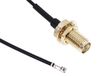 RS PRO RF coaxkabel geconfectioneerd, 50 Ω, 150 mm, SMA/U.FL, zwart