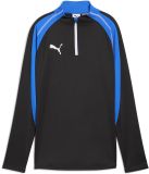 PUMA individualBLAZE 1/4 Zip-Top Dames Sporttop - PUMA Black-PUMA White-Racing Blue