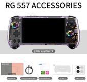 StarTech RG557 Draagbare spelconsole - Android 14 - 13,9 cm AMOLED-touchscreen - 12 GB RAM - 256 GB opslag - 128 GB spelpakket met 4K-spellen - TR Purple
