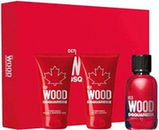 Dsquared2 Red Wood Giftset - Eau de Toilette, Shower Gel & Body Lotion - Women