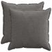 vidaXL Kussensloop 2 st HOUTEN Donkergrijs 70 x 70 cm corduroy