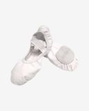 Capezio Stella Canvas Ballet Shoe - Child, White, 7,5 M