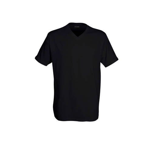 Ceceba +size T-shirt zwart - Katoen - Set van 2 - Zwart - Heren