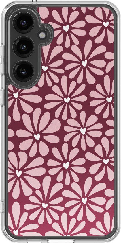 imoshion Hoesje - Geschikt voor Samsung Galaxy S23 FE - Design hoesje - Bloom Love Blush