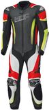 Held Brands Hatch Zwart Wit Rood Geel Geperforeerd 1-Delig Motorpak - Racepak