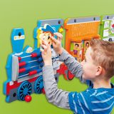 Beleduc Wandspeelgoed - Speelelement trein Ella tijd